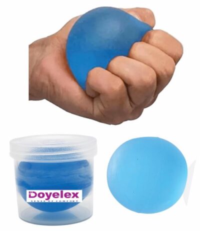 Gel Exercise Balls for Hand Therapy & Wrist Muscles Strengthening