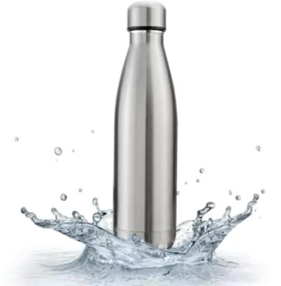 Stainless Steel Water Bottle (1000 ml, Silver)
